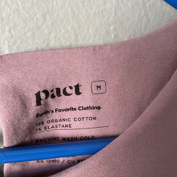 Pact Organic Cotton Sleeveless Fit & Flare Tank Dress size medium - Picture 2 of 4